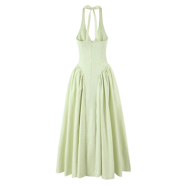 Majesty Halter Dress