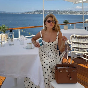 Audrey Polka - Maxikleid