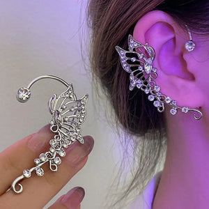Seraphic Butterfly Ear Cuff - Pair