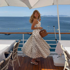 Audrey Polka - Maxikleid