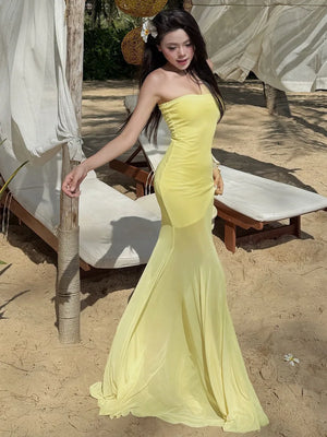 Selena Mermaid Silhouette Maxi Dress