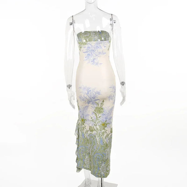 Ruched Midi Dress Femme Amara