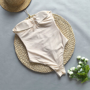 White Bodysuit Femme Suelly