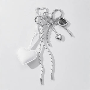 Femme Heart Bow Charm