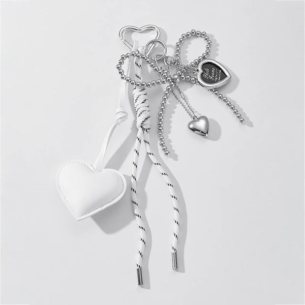 Femme Heart Bow Charm