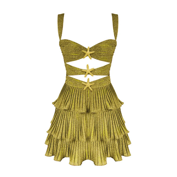Golden Coast Star Minikleid