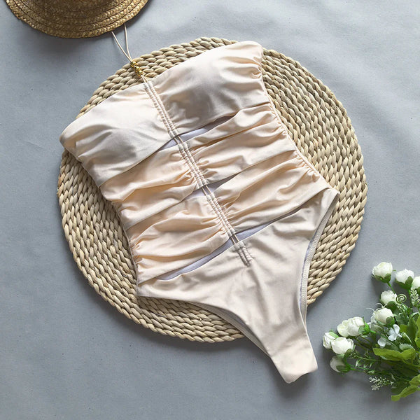 White Bodysuit Femme Suelly