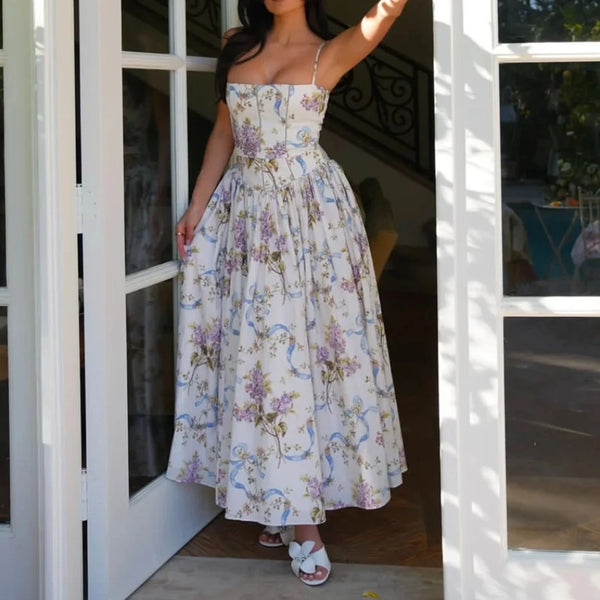 Floral Radiance Maxi Dress