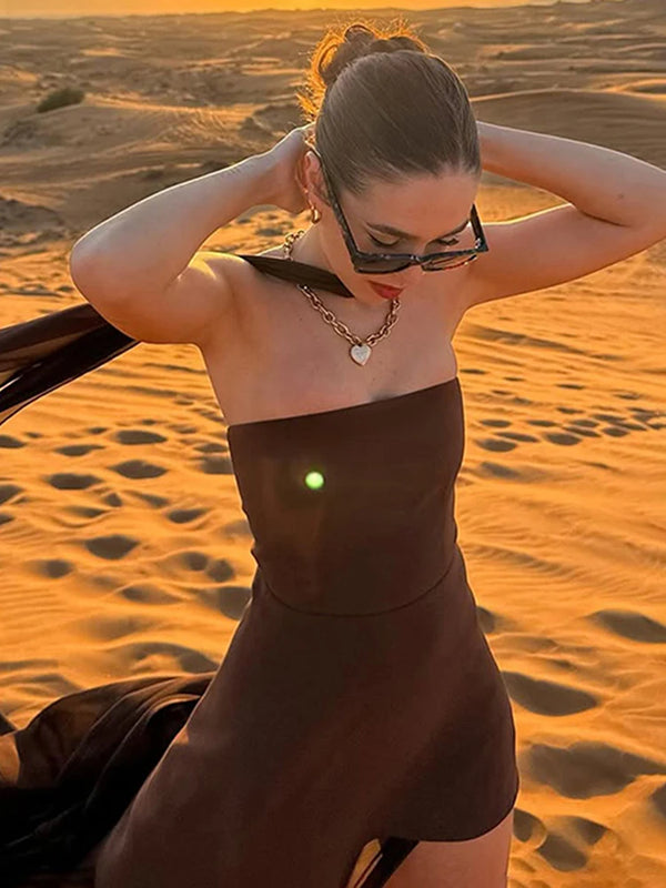 Valentina Drapiertes Abendkleid