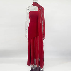 Valentina Drapiertes Abendkleid