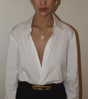 Luna Bubble Letter Necklace