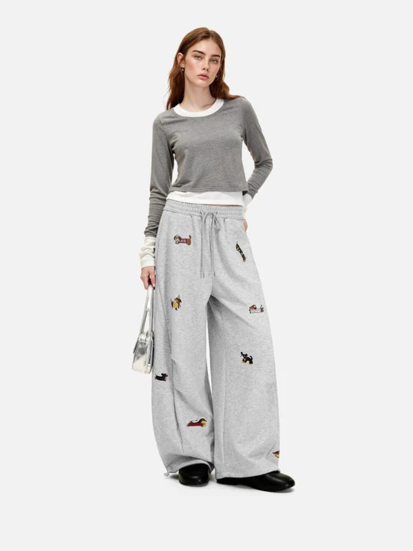 Daisy Pup – Barrel Sweatpants