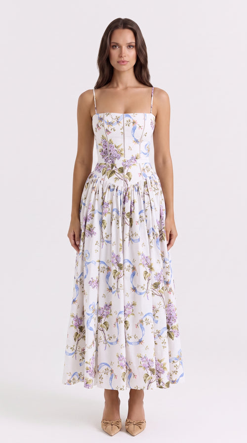 Floral Radiance Maxi Dress
