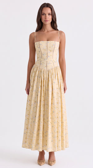 Floral Radiance Maxi Dress