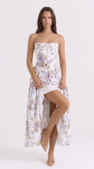 Floral Radiance Maxi Dress