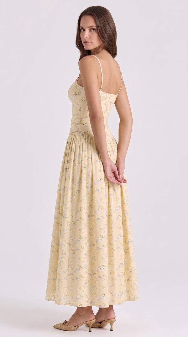 Floral Radiance Maxi Dress