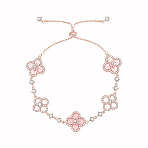 Sakura Cleef Set - Bracelet, Earrings & Necklace