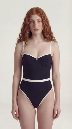 Blue Bodysuit Femme Tatiana