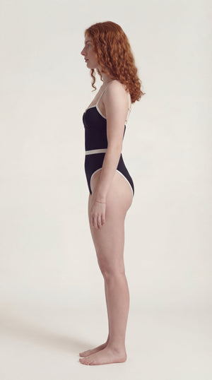 Blue Bodysuit Femme Tatiana