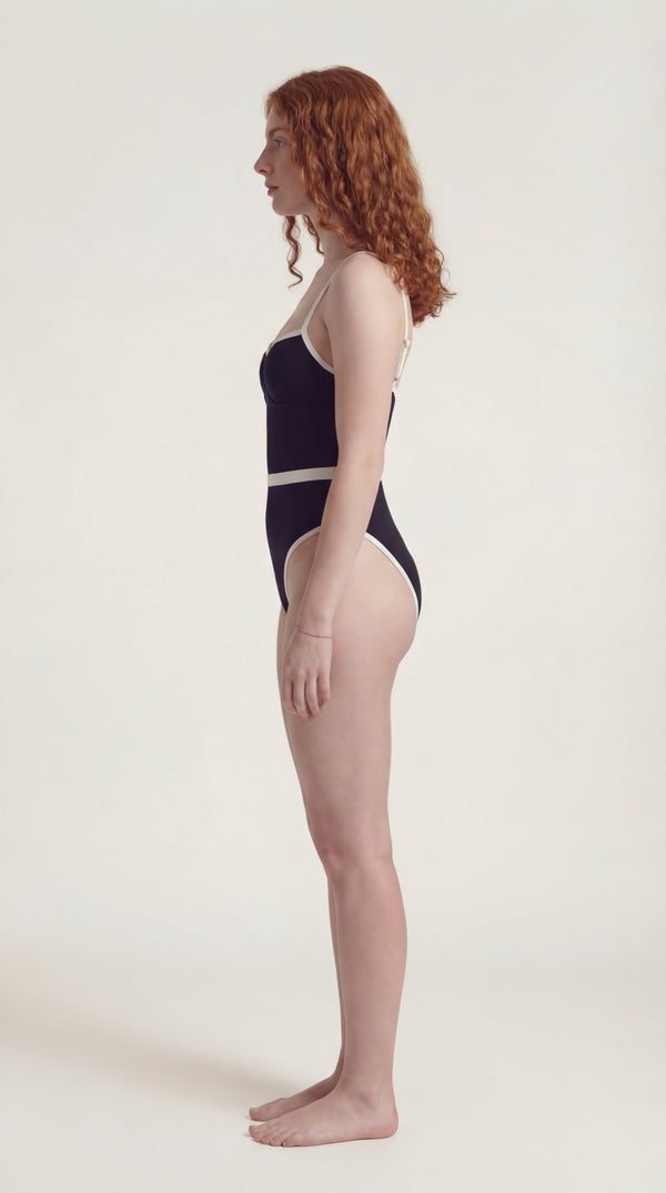 Blue Bodysuit Femme Tatiana