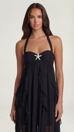 Wrap Maxi Dress Femme Meredith