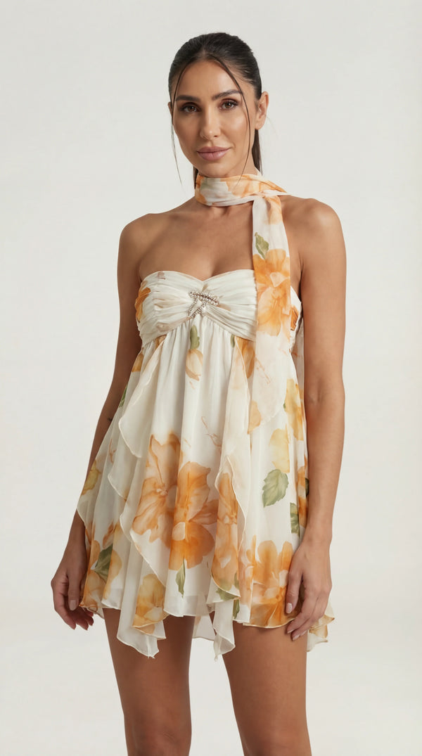 Corset Mini Dress Femme Flora