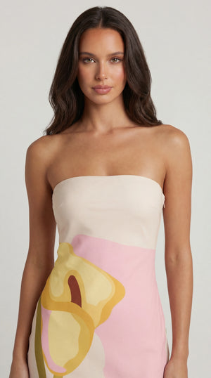 Cut Out Midi Dress Femme Hadley