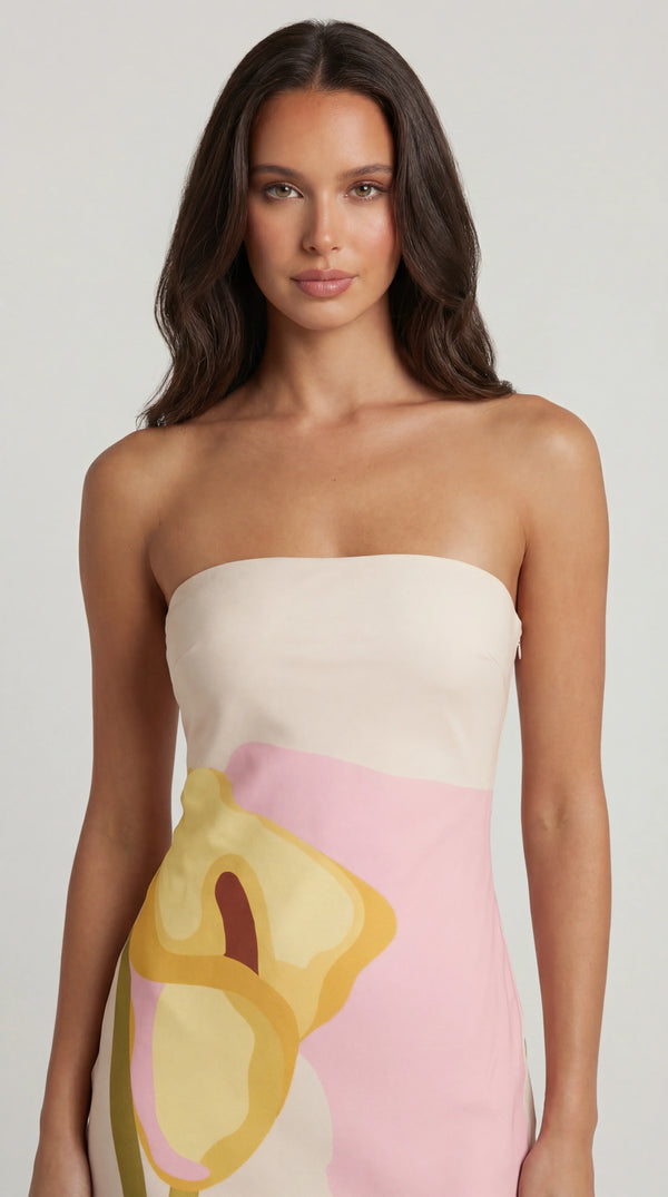 Cut Out Midi Dress Femme Hadley