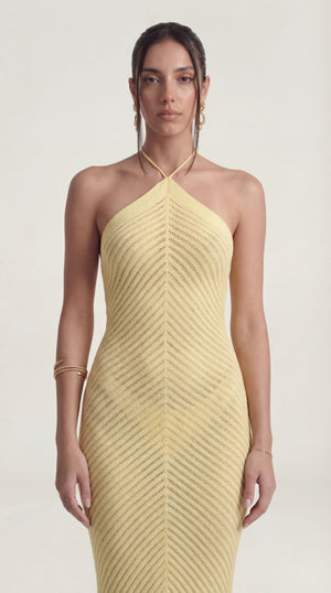 Crochet Maxi Dress Femme Wren