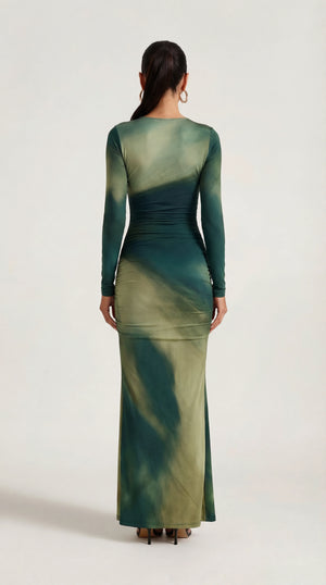 Stretch Maxi Dress Femme Flavia