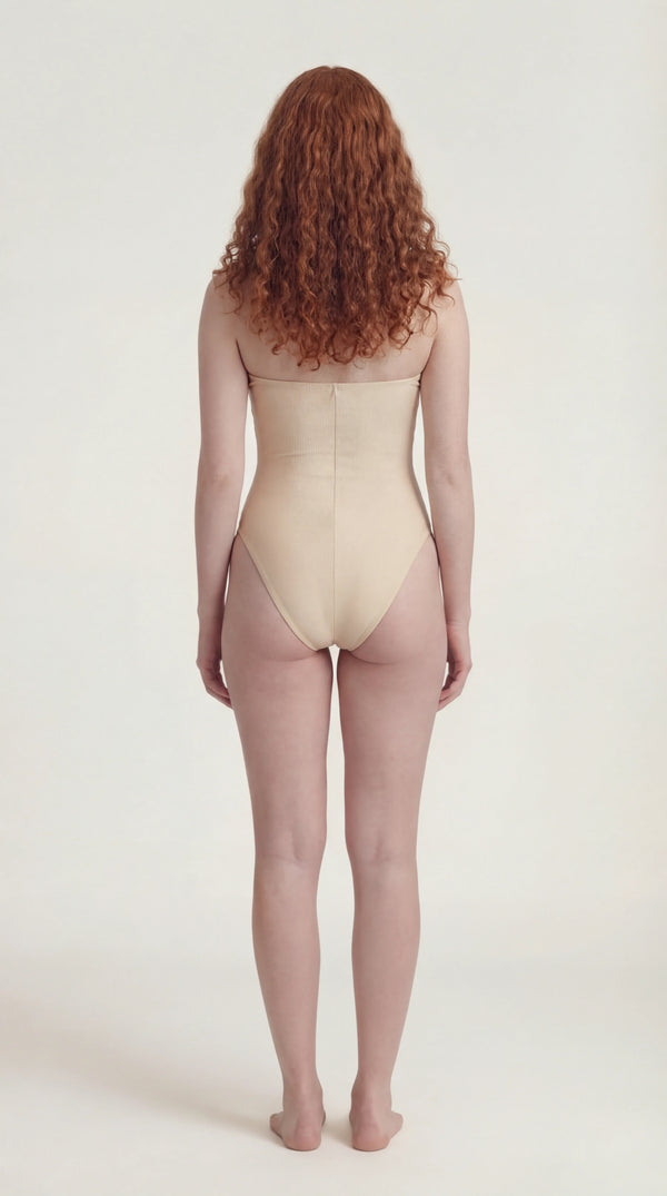 White Bodysuit Femme Suelly