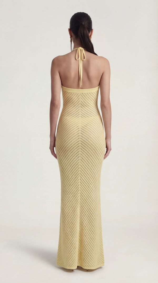 Crochet Maxi Dress Femme Wren