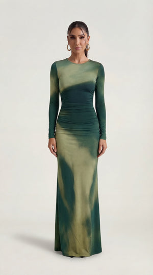 Stretch Maxi Dress Femme Flavia