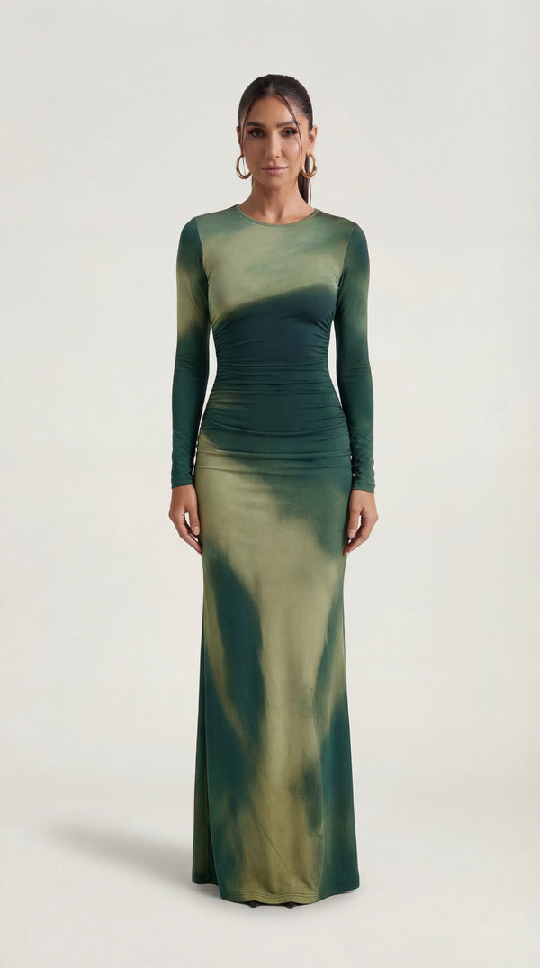 Stretch Maxi Dress Femme Flavia