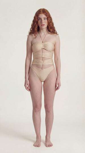 White Bodysuit Femme Suelly