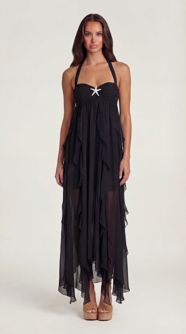 Wrap Maxi Dress Femme Meredith