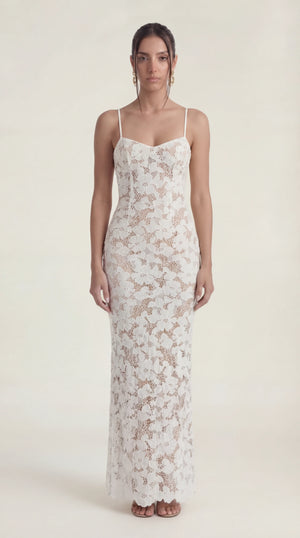 Cut Out Midi Dress Femme Raya