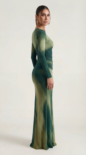 Stretch Maxi Dress Femme Flavia