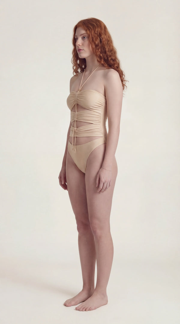 White Bodysuit Femme Suelly