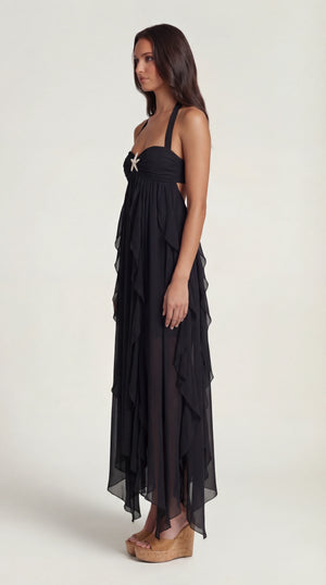 Wrap Maxi Dress Femme Meredith