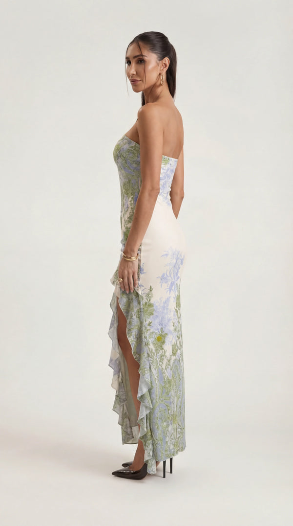 Ruched Midi Dress Femme Amara