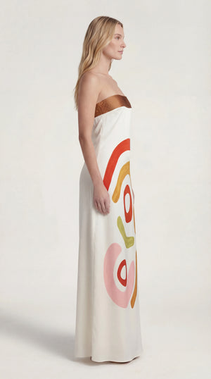 Cut Out Midi Dress Femme Harper