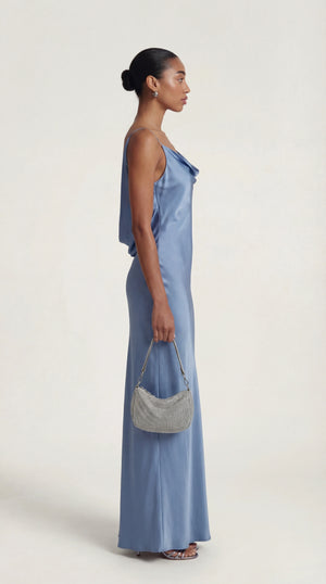 Satin Maxi Dress Femme Ramona