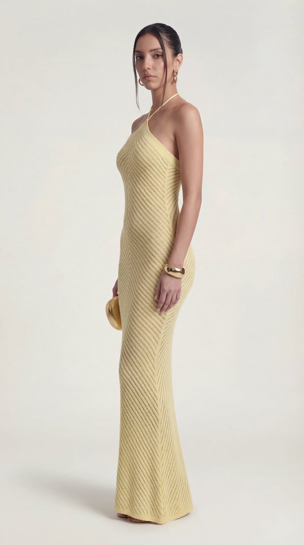 Crochet Maxi Dress Femme Wren