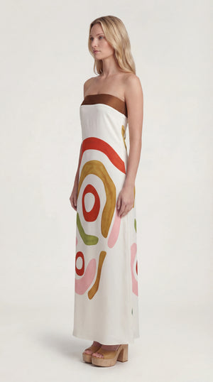 Cut Out Midi Dress Femme Harper