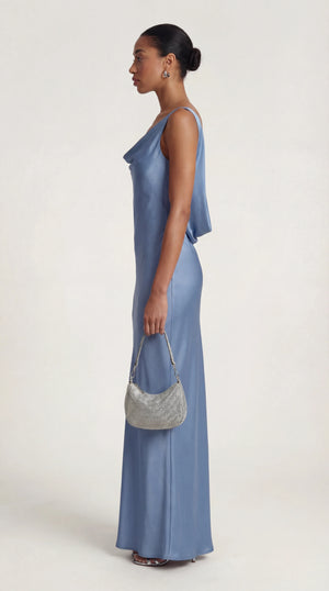 Satin Maxi Dress Femme Ramona