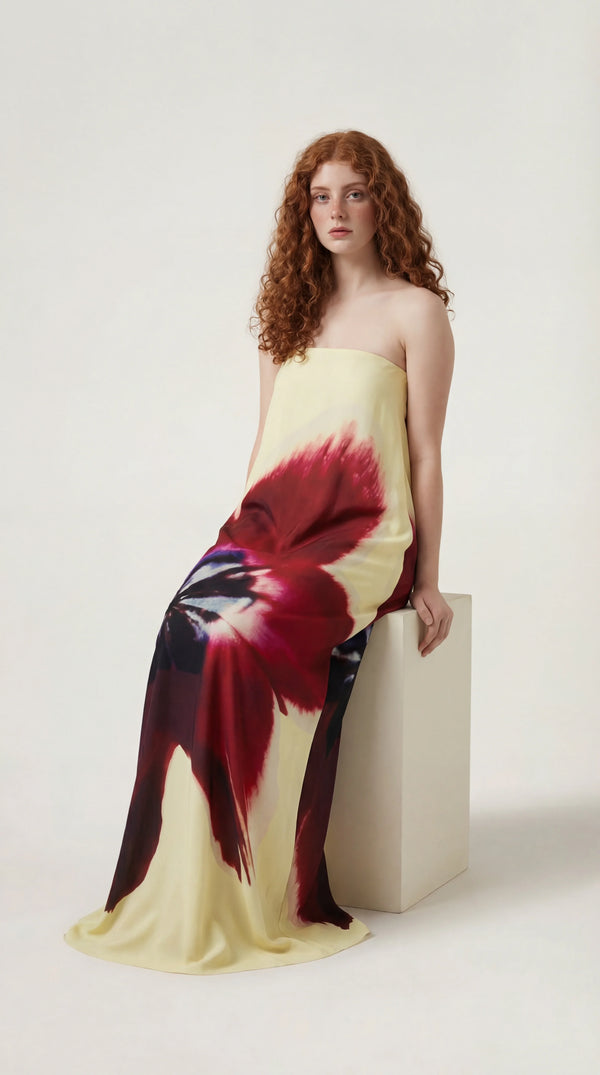 Elegant Maxi Dress Femme Simone