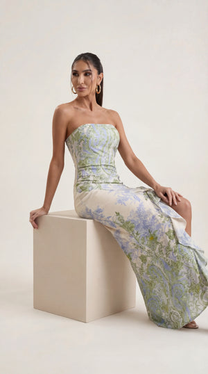 Ruched Midi Dress Femme Amara