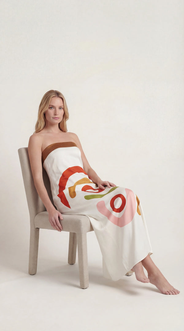 Cut Out Midi Dress Femme Harper