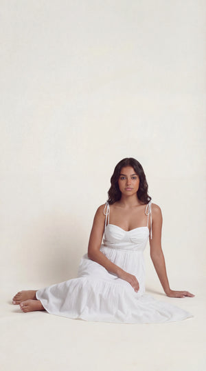 Tiered Maxi Dress Femme Grace